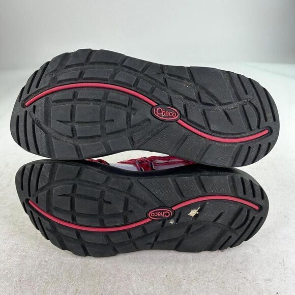 Chaco Women's ZX3 Multi Strap sandals US 7 Pink Hiking shoes Toe loop - Picture 8 of 10